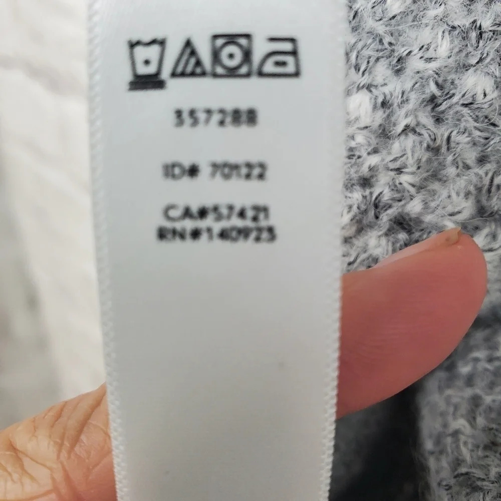 ANN TAYLOR LOFT Open Front Alpaca Cardigan Sz S - Picture 8 of 11